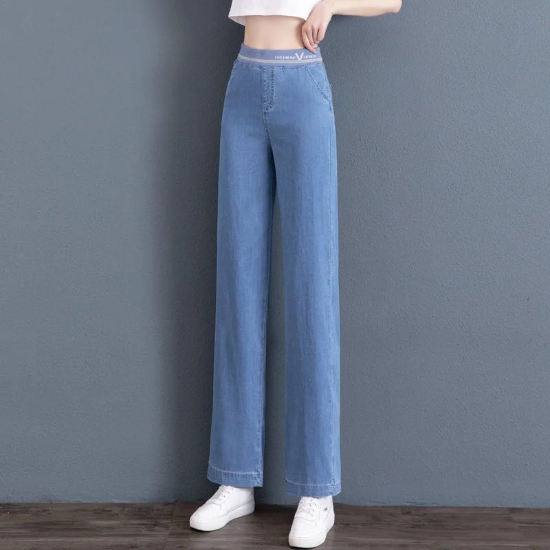 NiDELL: Glamorous Autumn Cotton Jean Long Pants For Women